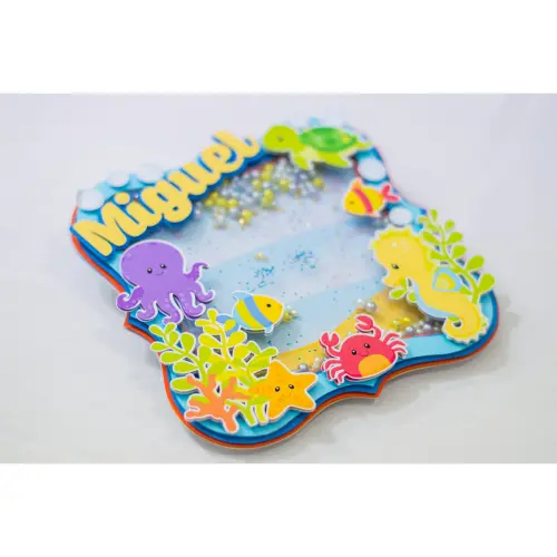 Arquivo de Corte Topo de Bolo - Fundo do Mar