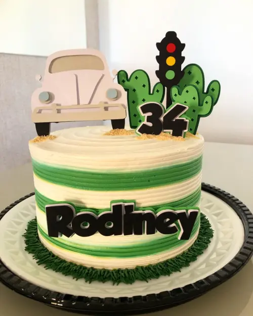 Arquivo de Corte Topo de Bolo - Fusca