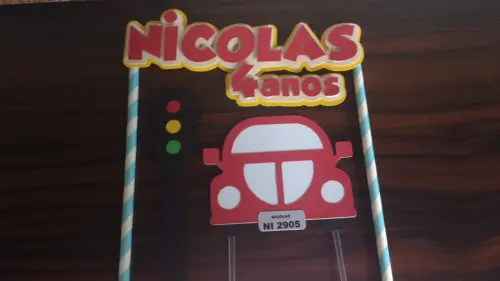 Arquivo de Corte Topo de Bolo - Fusca