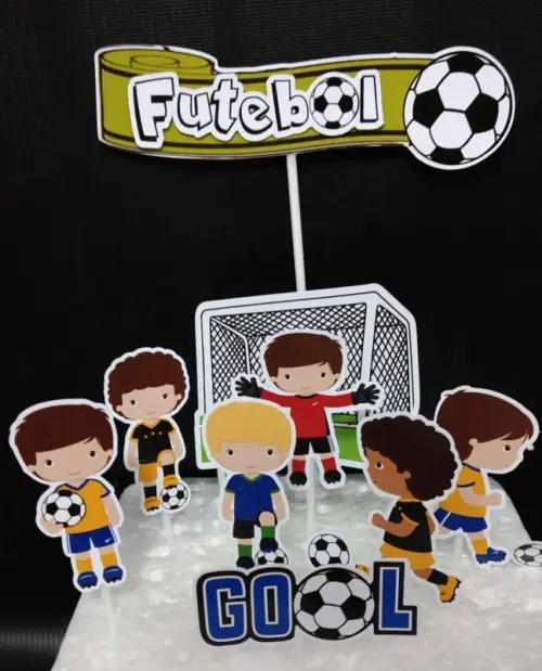 Arquivo de Corte Topo de Bolo - Futebol