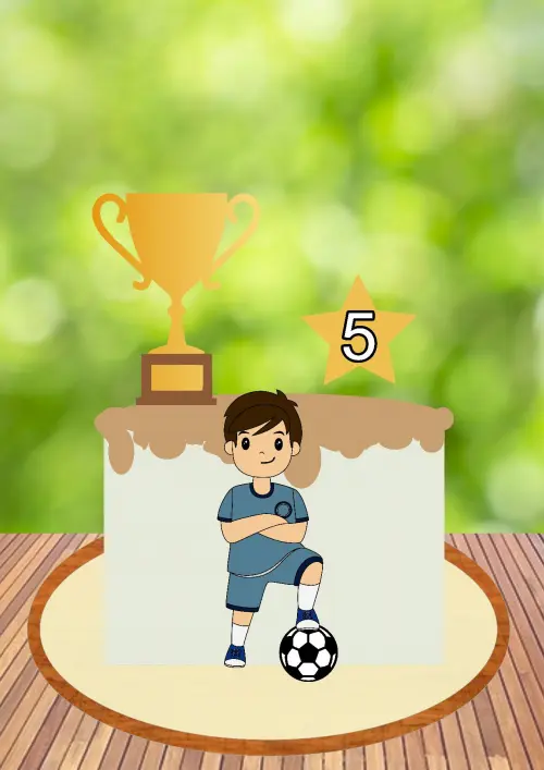 Arquivo de Corte Topo de Bolo - Futebol