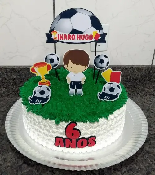 Arquivo de Corte Topo de Bolo - Futebol