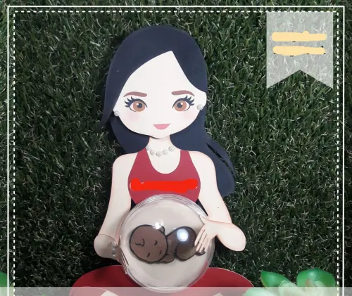 Arquivo de Corte Topo de Bolo - Gestante