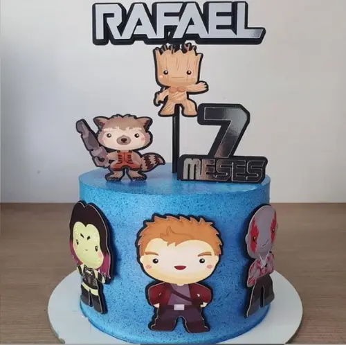 Arquivo de Corte Topo de Bolo - Guardiões da Galáxia