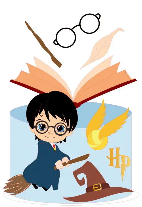 Arquivo de Corte Topo de Bolo - Harry Potter