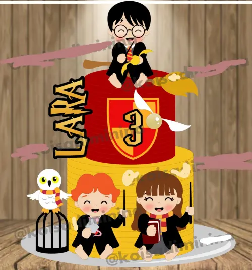 Arquivo de Corte Topo de Bolo - Harry Potter