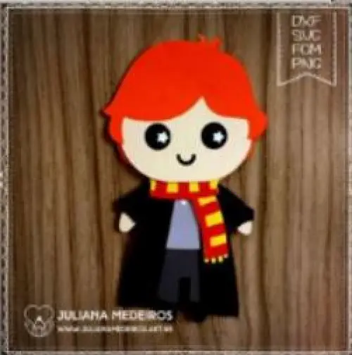 Arquivo de Corte Topo de Bolo - Harry Potter