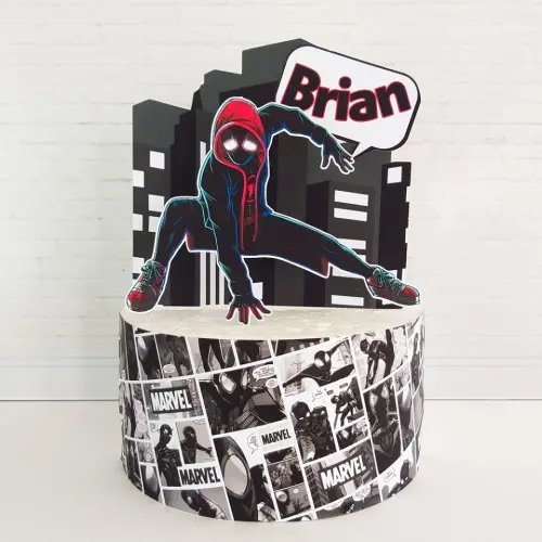 Arquivo de Corte Topo de Bolo - Homem Aranha