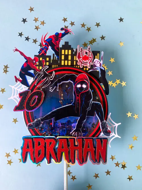 Arquivo de Corte Topo de Bolo - Homem Aranha