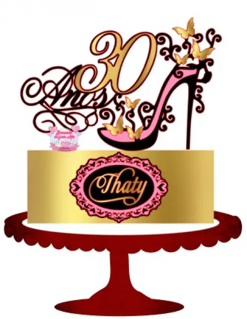 Arquivo de Corte Topo de Bolo - Idade