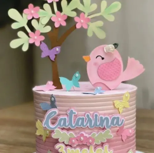 Arquivo de Corte Topo de Bolo - Jardim