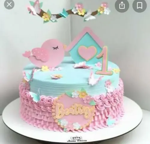 Arquivo de Corte Topo de Bolo - Jardim