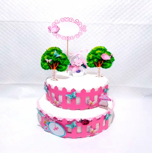 Arquivo de Corte Topo de Bolo - Jardim