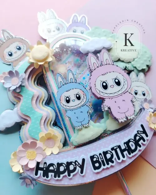 Arquivo de Corte Topo de Bolo - Labubu