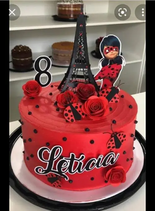 Arquivo de Corte Topo de Bolo - Leidy bug