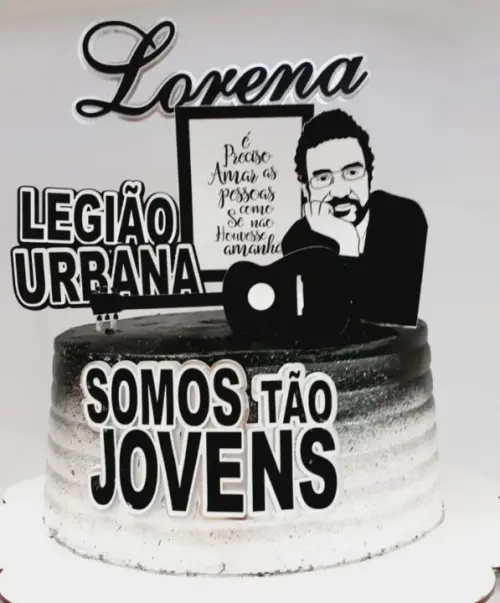 Arquivo de Corte Topo de Bolo - Legião Urbana (Somos tão jovens)