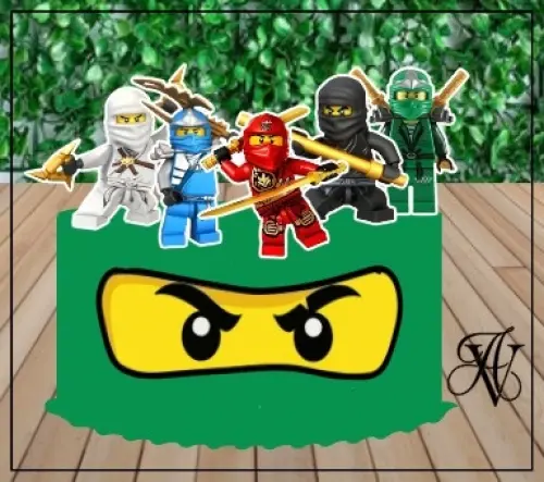 Arquivo de Corte Topo de Bolo - Lego Ninjago
