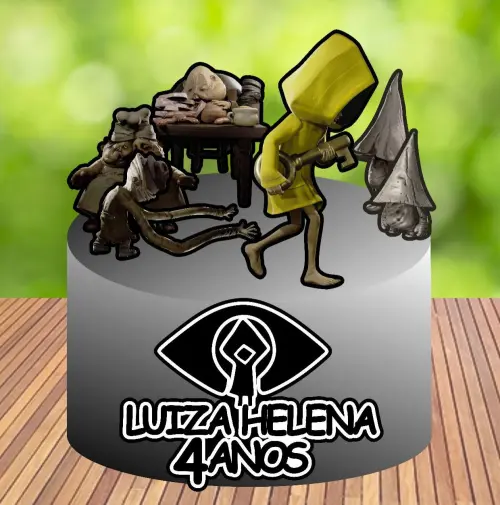 Arquivo de Corte Topo de Bolo - Little Nightmares (pesadelo)