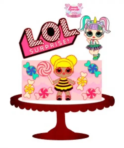 Arquivo de Corte Topo de Bolo - LOL