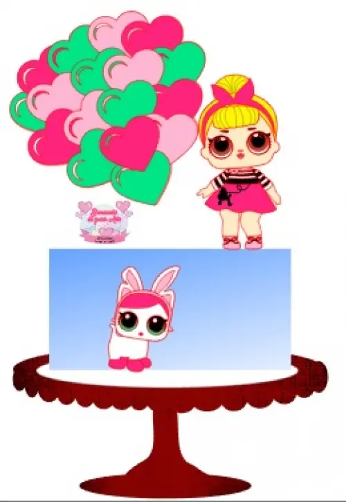 Arquivo de Corte Topo de Bolo - Lol