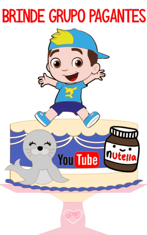 Arquivo de Corte Topo de Bolo - Luccas Netto