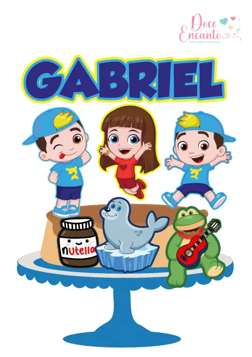 Arquivo de Corte Topo de Bolo - Luccas Netto