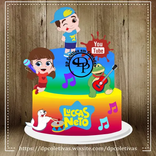 Arquivo de Corte Topo de Bolo - Luccas Netto