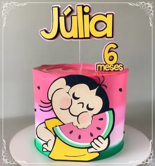 Arquivo de Corte Topo de Bolo - Magali