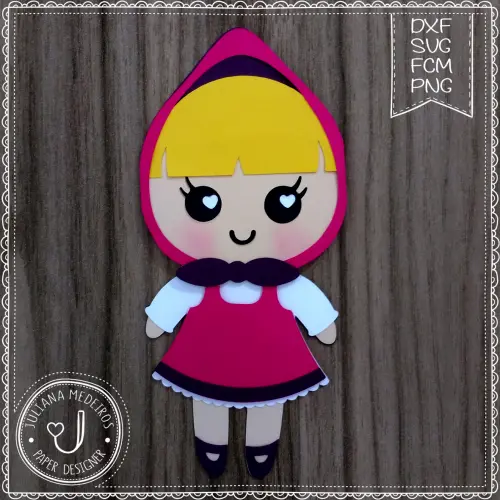 Arquivo de Corte Topo de Bolo - Marsha e o Urso