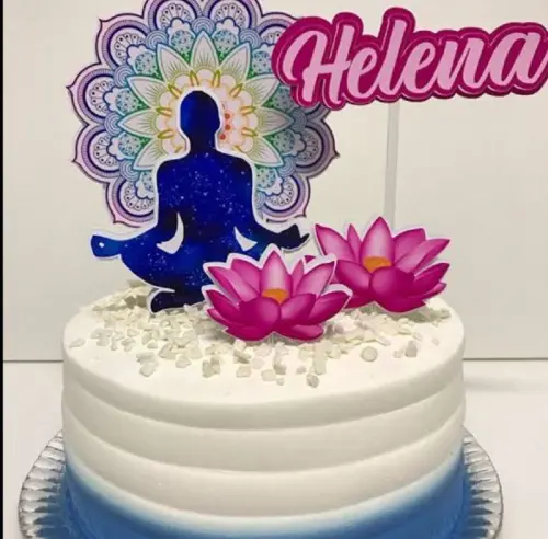 Arquivo de Corte Topo de Bolo - Meditação
