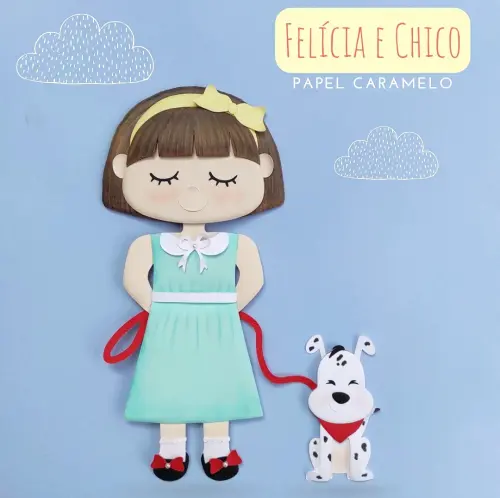 Arquivo de Corte Topo de Bolo - Menina