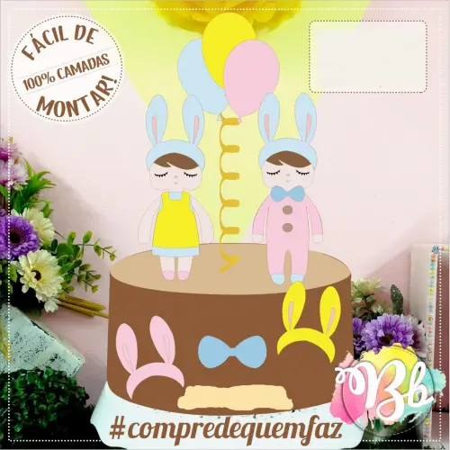 Arquivo de Corte Topo de Bolo - Metoo Doll