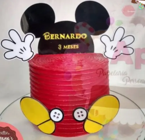 Arquivo de Corte Topo de Bolo - Mickey e sua turma