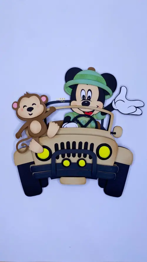 Arquivo de Corte Topo de Bolo - Mickey e sua turma