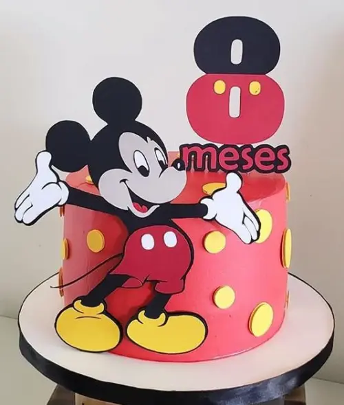 Arquivo de Corte Topo de Bolo - Mickey e sua turma