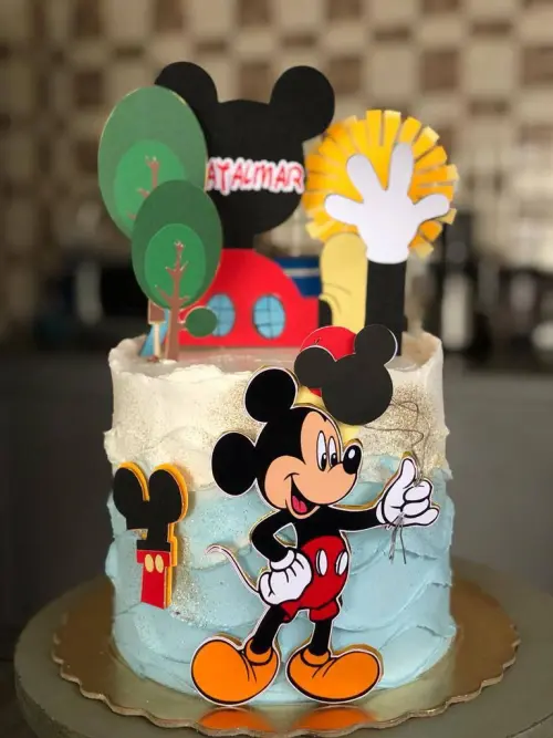 Arquivo de Corte Topo de Bolo - Mickey e sua turma