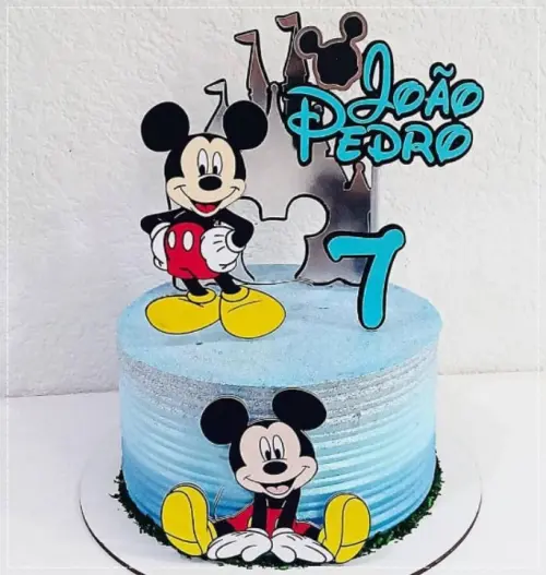 Arquivo de Corte Topo de Bolo - Mickey e sua turma