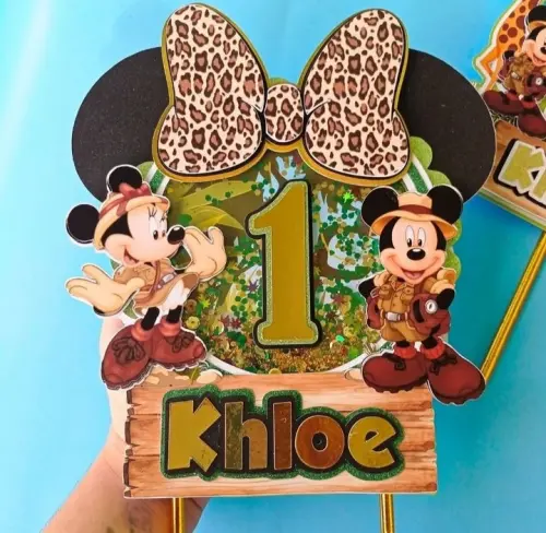 Arquivo de Corte Topo de Bolo - Mickey e sua turma