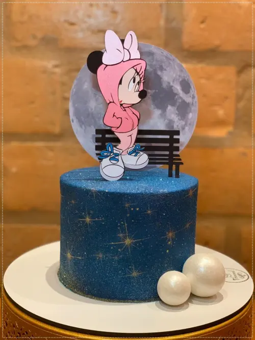 Arquivo de Corte Topo de Bolo - Minnie