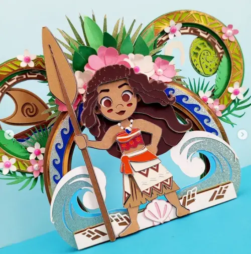 Arquivo de Corte Topo de Bolo - Moana