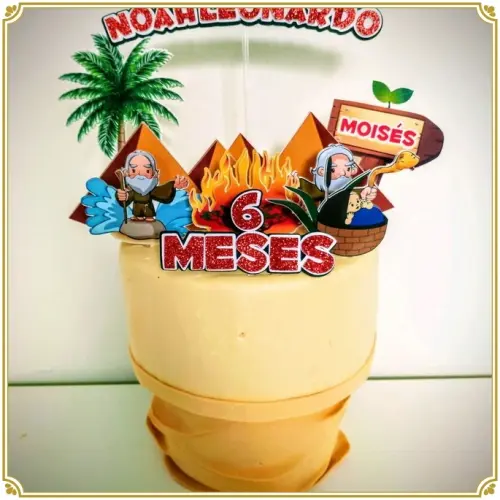 Arquivo de Corte Topo de Bolo - Moisés