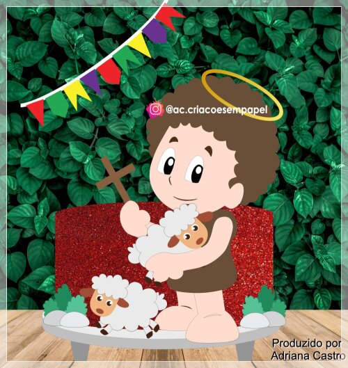 Arquivo de Corte Topo de Bolo - Festa Junina / Arraiá