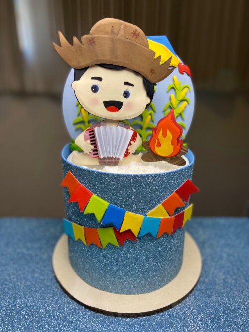 Arquivo de Corte Topo de Bolo - Festa Junina / Arraiá