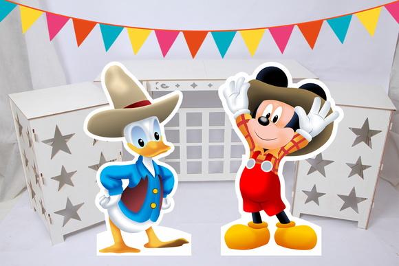 2 Displays Chão Mickey Fazenda