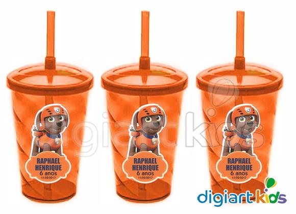 Adesivo p/Copo Twister - Patrulha Canina