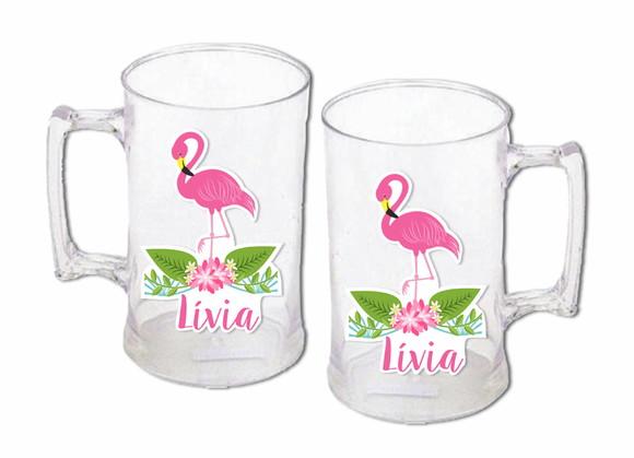 Adesivo para Caneca Flamingo