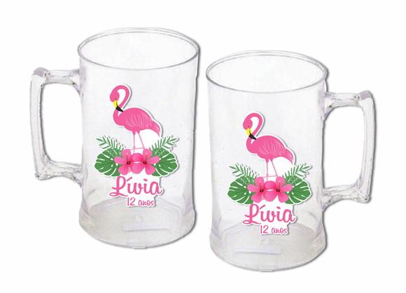 Adesivo para Caneca Flamingo
