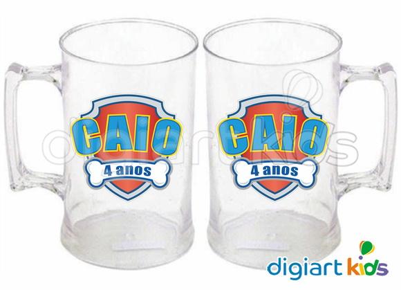 Adesivo para Caneca Patrulha Canina Impermeável