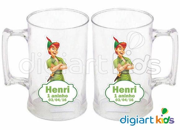 Adesivo para Caneca Peter Pan Impermeável
