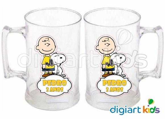 Adesivo para Caneca Snoopy